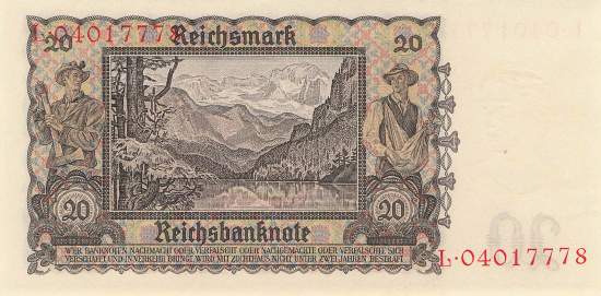 20 Mark 1939